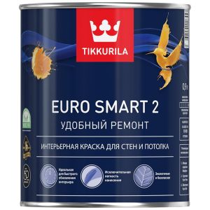 Краска интерьерная Euro Smart 2, 9л, база А
