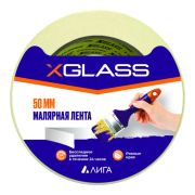 Лента малярная XGLASS 25мм*50м (6352)