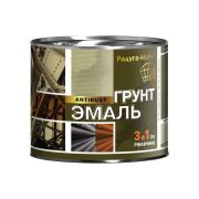 Грунт-эмаль по ржавчине 3в1 РАДУГА зеленая 6кг