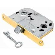 Замок 2014 под завертку для финских дверей золото