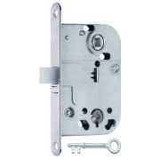 Замок 2014 под завертку для финских дверей хром