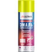 Эмаль аэрозольная ULTIMA флуоресцентная ЖЕЛТАЯ 520мл
