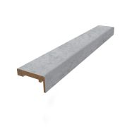 Наличник угловой 80*16*2200 ПВХ Бетон лайт