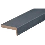 Наличник угловой 80*16*2200 Бетон дарк ПВХ