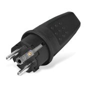 Вилка прямая каучук 2Р+РЕ 16А 250В IP44 Universal
