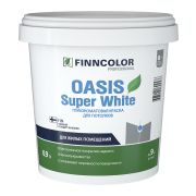 Краска для потолков Oasis Super White, 3л, база А
