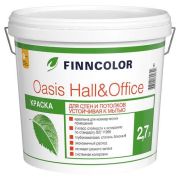 Краска моющаяся Oasis Hall&Office, 2,7л, база A