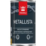 Краска по ржавчине Tikkurila Metallista cерая, 0,9 л