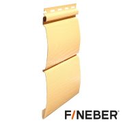 Сайдинг FineBer «Block House» янтарь 3,66м