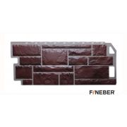 Панель камень коричневый «FineBer» 1137*470м