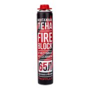 Пена PROFFLEX FIRE BLOCK противопожарная, 0,9 кг